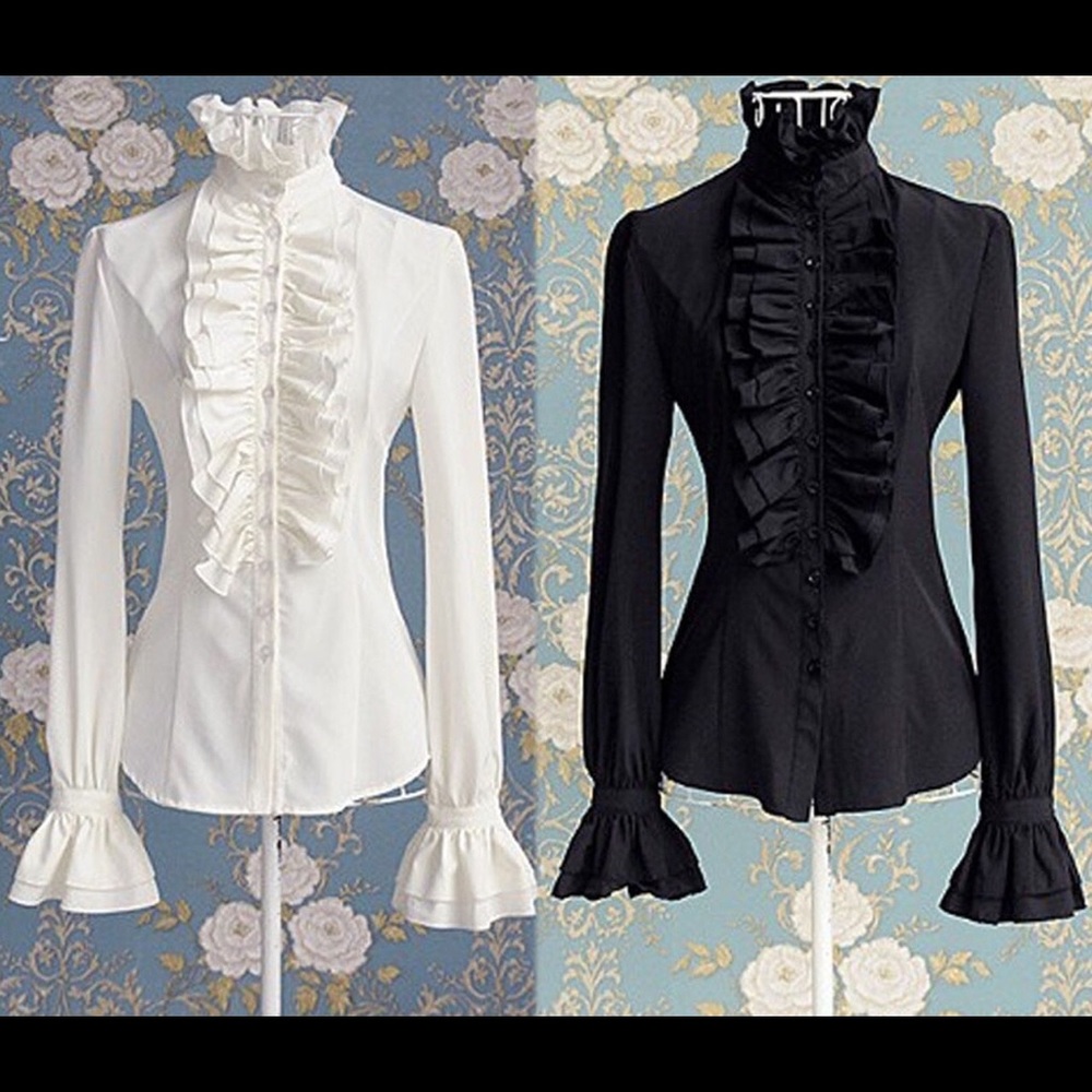 COMING SOON! LADIES RUFFLED BLOUSES!